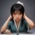 香港三级片监制王晶的工作照，电影制作人形象，专业气质